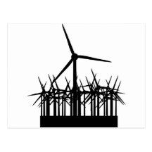 wind power environment postcards