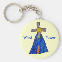 Wind Power Key Chain