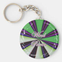 Wind Power keychain