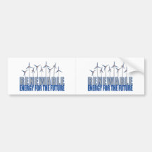 Wind Power Turbines Bumper Sticker