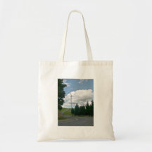 Wind turbines in countryside bag