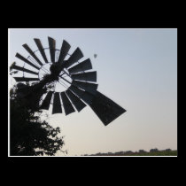 Windmill 2 Postcard postcards