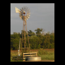 Windmill 3 Colour Print posters
