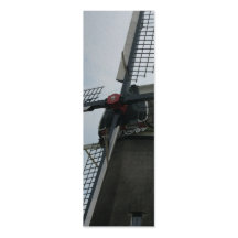 Windmill Close-up Holland Photo Bookmark Business Card
