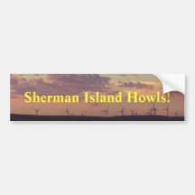 Windmills along the Sacramento River Bumper Sticke Bumper Sticker