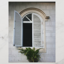 Window at Mackay Hospital, Danshui, Taiwan Flyer Design