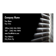 Window Fashions Business Cards