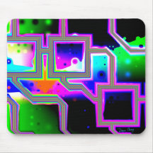 Window into the Universe– Magenta & Cyan Intersect Mousemats