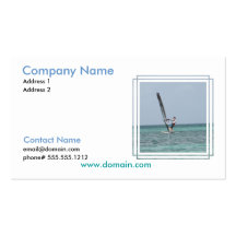 Windsurfing Basics Business Card