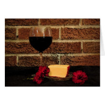 Wine and Cheese Birthday Cards
