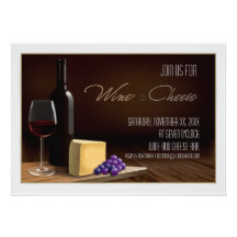 Wine and Cheese Party Invite