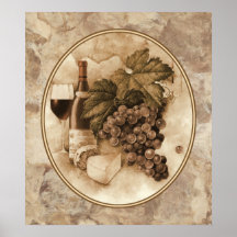 Wine and Cheese Print
