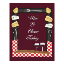 Wine and Cheese Tasting Party Custom Invites