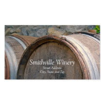 Wine Barrels Business Card