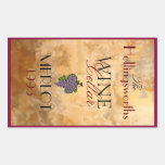 Wine Bottle Label- Personalised stickers