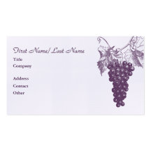 Wine Business Card