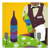 Wine Sommelier Art Photo