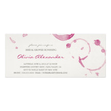 WINE STAINS | BRIDAL SHOWER INVITATION