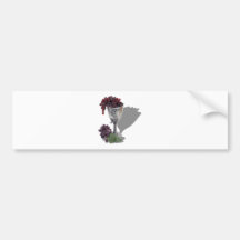 WineChaliceGrapes060910shadows Bumper Stickers