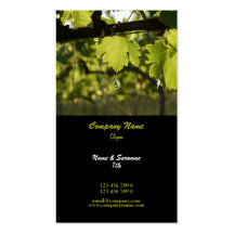 Winery vineyard grape business profile business card templates