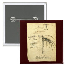 Winged Flying Machine Sketch by Leonardo da Vinci Pin