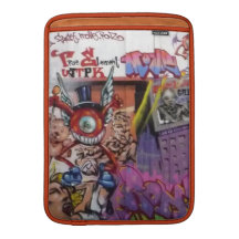 Winged monster in one eye - MacBook air sleeve