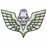 Winged Skull Embroidered Shirt