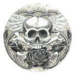 Winged Skull Stickers stickers
