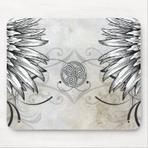 Winged Tattoo Celtic Gaelic Knot Mousepad