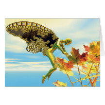 Winged Things - Autumn Splendour Greeting Card
