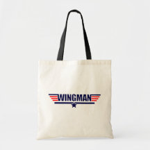Wingman Top Gun Tote Bags