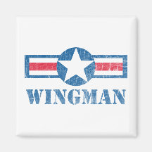 Wingman Vintage Refrigerator Magnets