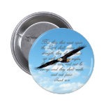 Wings as Eagles, Isaiah 40:31 Christian Bible Buttons