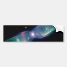 Wings of a butterfly nebula bumper stickers