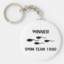 winner swim team 1990 icon keychain