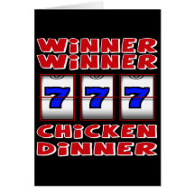 WINNER WINNER CHICKEN DINNER CARDS