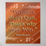 Winners-Motivational Message Print