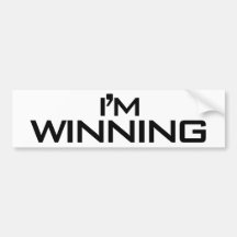 Winning Bumper Sticker
