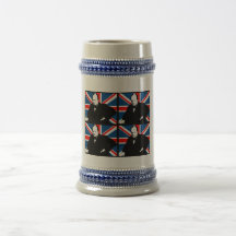 Winston Churchill and Union Jack Coffee Mug