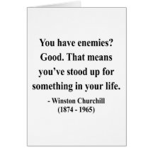 Winston Churchill Quote 3a Cards
