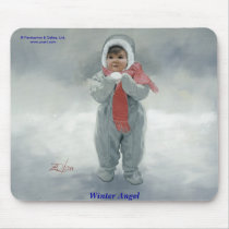 Winter Angel mousepads