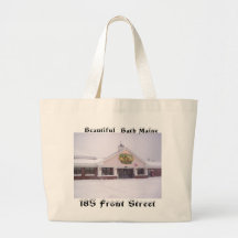Winter at Brackett's Market Tote Bag