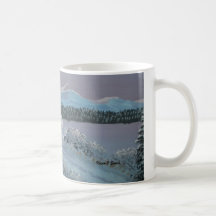 Winter Cabin Mugs
