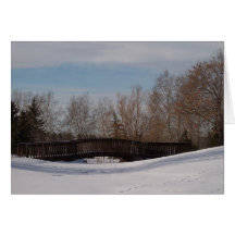 Winter Footbridge Cards