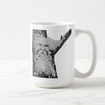 Winter Green Man Tree Mug