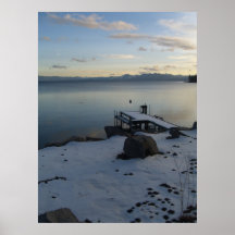 winter in lake tahoe print
