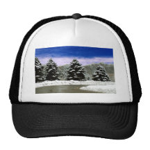 Winter in New England Mesh Hats
