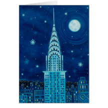 Winter in New York City Card