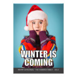 Winter is Coming Meme Holiday Card Personalized Invites