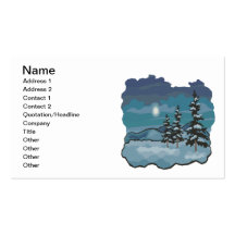 Winter Nights Business Card